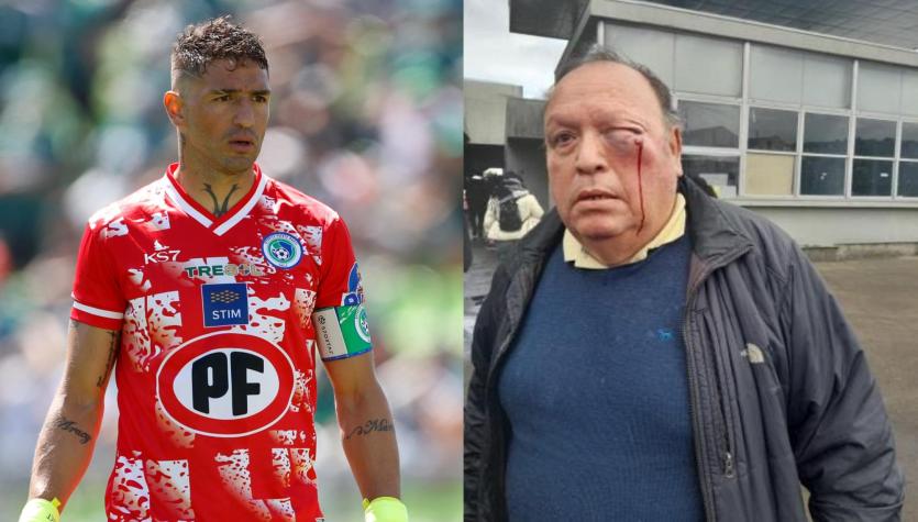 Denuncian brutal agresión del portero Mauricio Viana a hincha de Puerto Montt que lo encaró en la tribuna