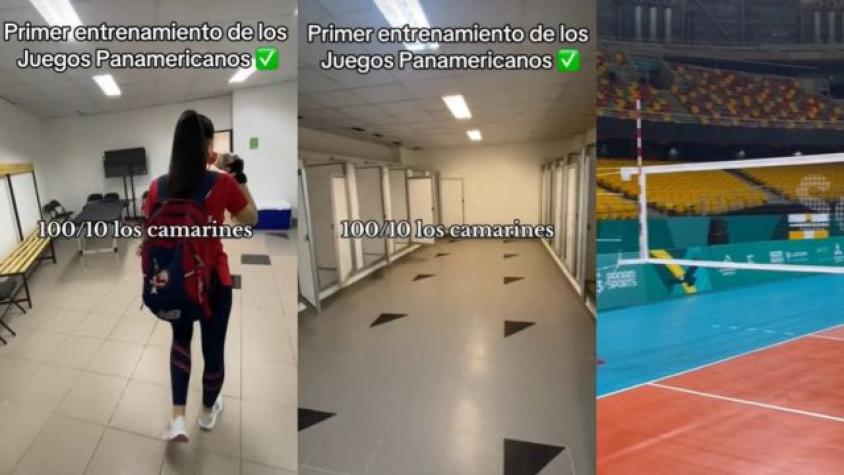 "Camarines 100/10": el elogio de una deportista del Team Chile a la infraestructura de Santiago 2023