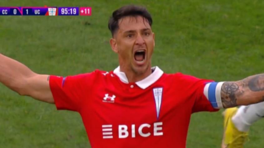 Fernando Zampedri recibió ola de burlas: festejó un lateral a los 95' y terminó viendo la derrota con la UC