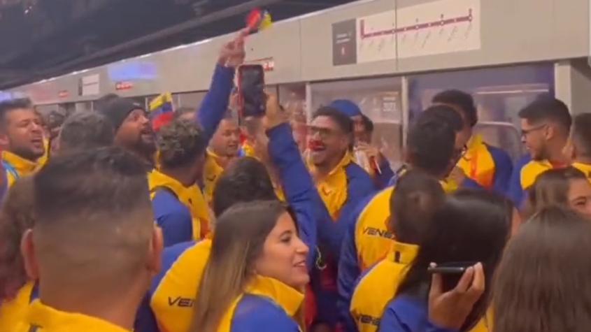 Atletas venezolanos se burlan de la Roja en la previa de Santiago 2023: "Soteldo, Soteldo"