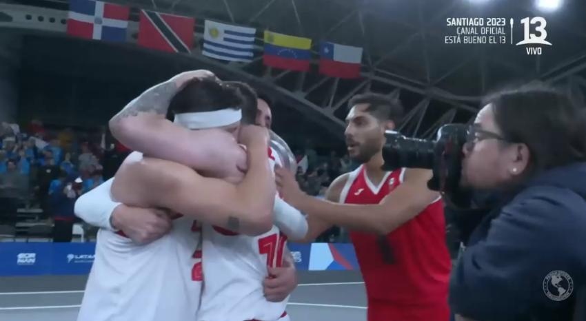 VIDEO | El Team Chile de Básquetbol Masculino 3x3 venció a México y sueña con una medalla en Santiago 2023