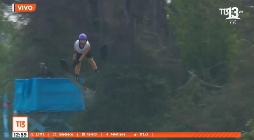 VIDEO | Así fue el espectacular salto de Agustina Varas que ilusionó al Team Chile con un Oro en Santiago 2023
