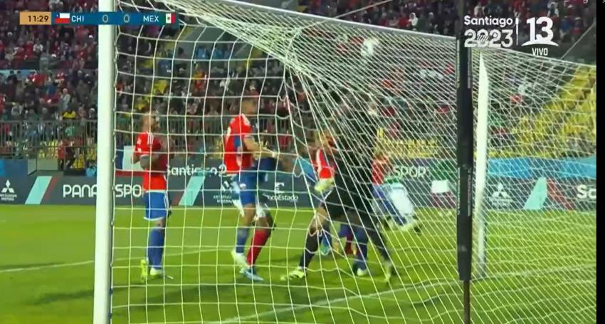 VIDEO | La espectacular tapada de Brayan Cortés en el estreno de La Roja Sub 23 en Santiago 2023