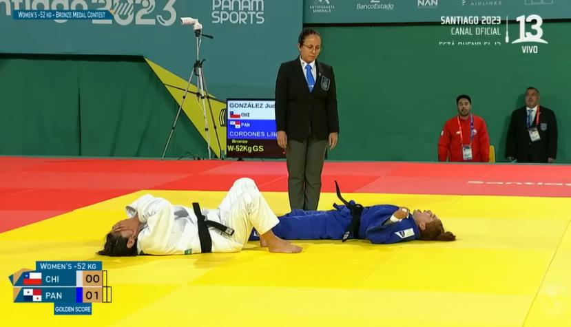VIDEO | El desolador momento de Judith González tras perder el bronce en Santiago 2023