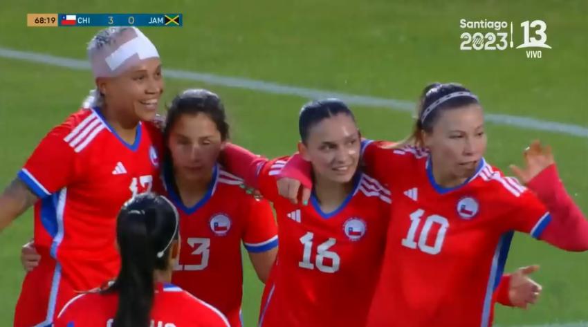 VIDEO | ¡Tremenda goleada! Isidora Olave pone el 4-0 ante Jamaica en Santiago 2023