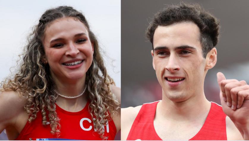 Quiénes son Martina Weil y Martín Kouyoumdjian, los jóvenes atletas chilenos que la rompen en Santiago 2023