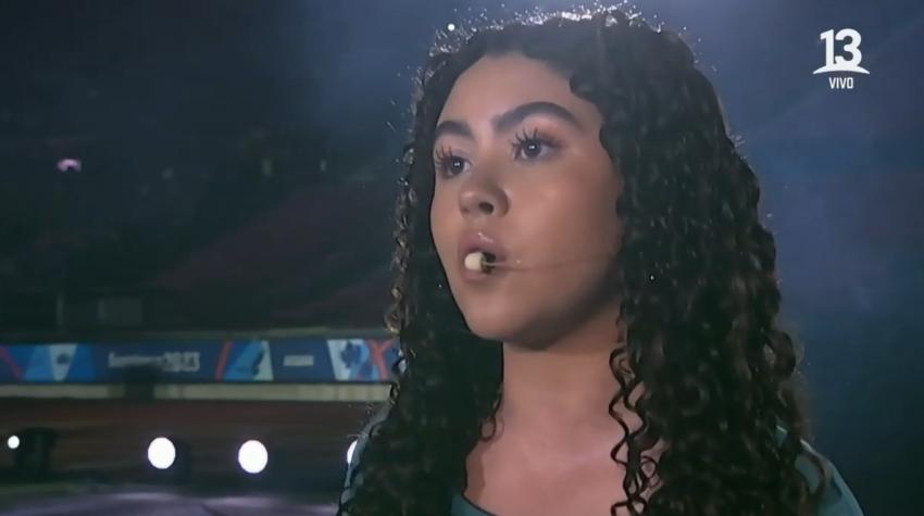 Ceremonia inaugural Juegos Panamericanos Santiago 2023: el emotivo himno de Chile que remeció al Estadio Nacional