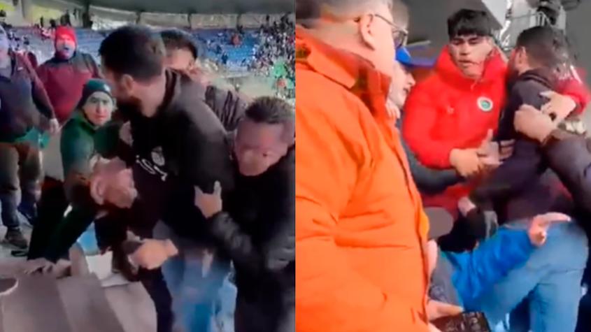VIDEO | Captan el momento de la agresión de Mauricio Viana a adulto mayor tras goleada sufrida por Deportes Puerto Montt