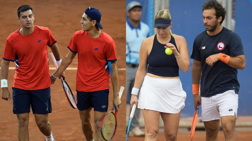 Un debut de dulce y agraz en dobles: Tabilo y Barrios triunfaron mientras que Lama y Guarachi dijeron adiós a Santiago 2023