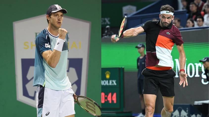¡Batacazo! Dimitrov baja a Carlos Alcaraz en Shanghai y será rival de Nicolás Jarry