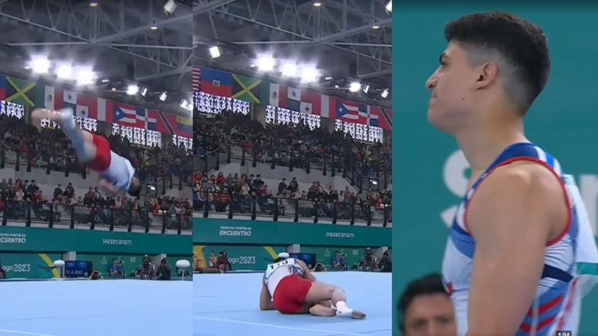 VIDEO | La accidentada rutina de suelo del Team Chile en Santiago 2023