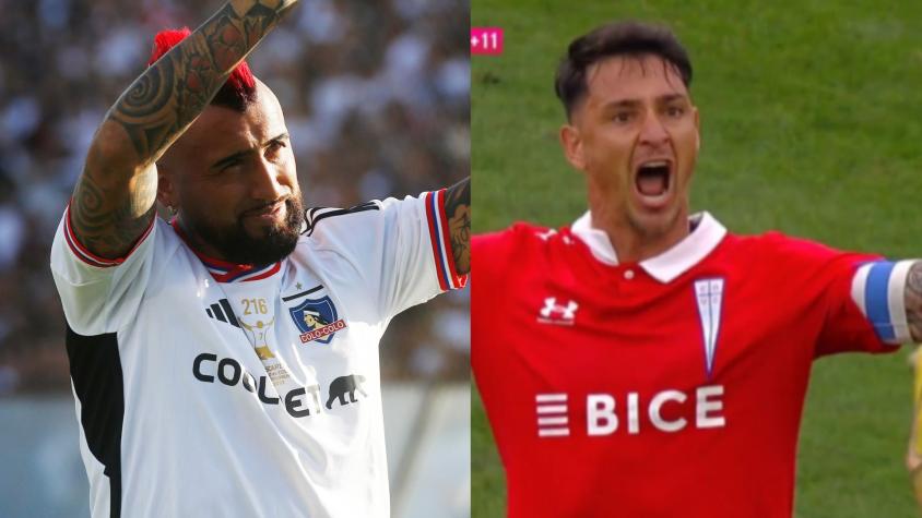 Arturo Vidal y Fernando Zampedri - Créditos: Photosport, Captura de pantalla