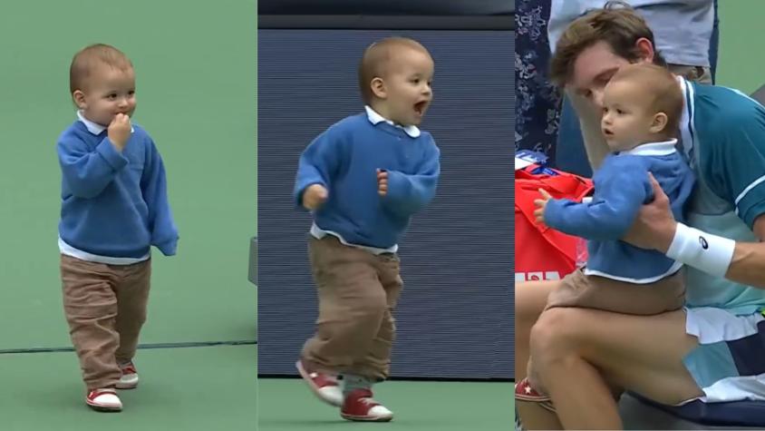 VIDEO| La tierna celebración de Nicolás Jarry y su hijo tras meterse en cuartos del Masters 1000 de Shanghai