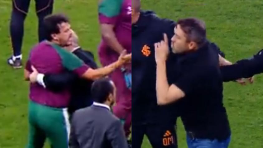 VIDEO | La brutal pelea que protagonizaron dos técnicos en semifinales de Copa Libertadores