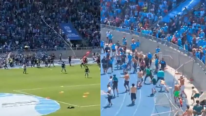 La violencia de los "hinchas" se tomó la definición entre Santiago Wanderers y Deportes Iquique