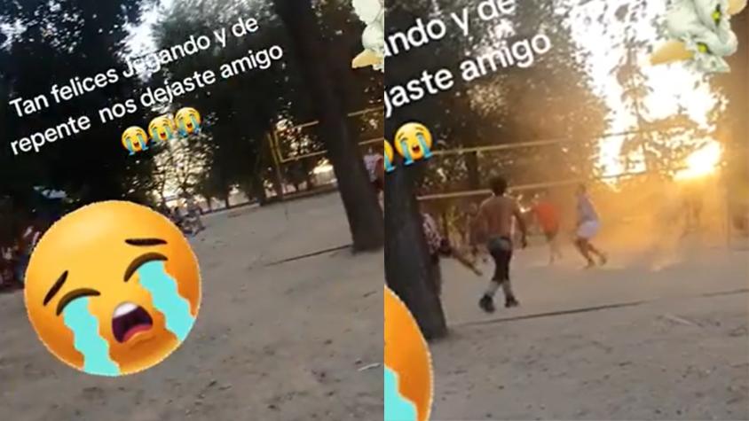 Muerte en partido de voleibol / Créditos: Captura