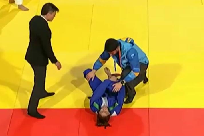 VIDEO | La escalofriante lesión que le dio la victoria a Judith González en el judo de Santiago 2023