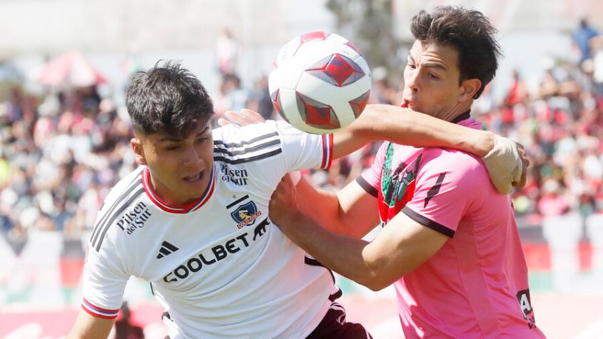 Colo Colo cayó ante Palestino en La Cisterna - Crédito: Photosport.