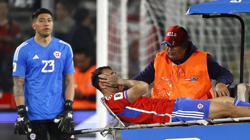 ¡Sufre la Roja! Matías Catalán se lesionó y apenas duró 10 minutos ante Perú por las Eliminatorias