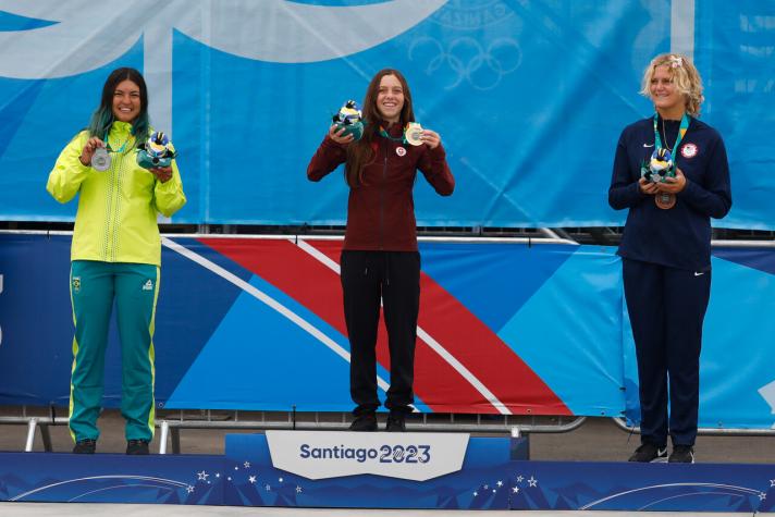 Fay de Fazio gana un oro para el Team Canadá en Santiago 2023 / Photosport