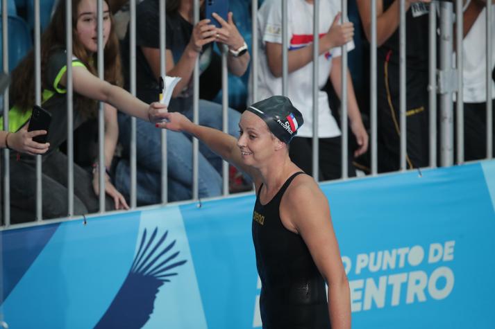 Cuándo y cómo ver EN VIVO a Kristel Köbrich en la final de los 1500 metros libres en Santiago 2023