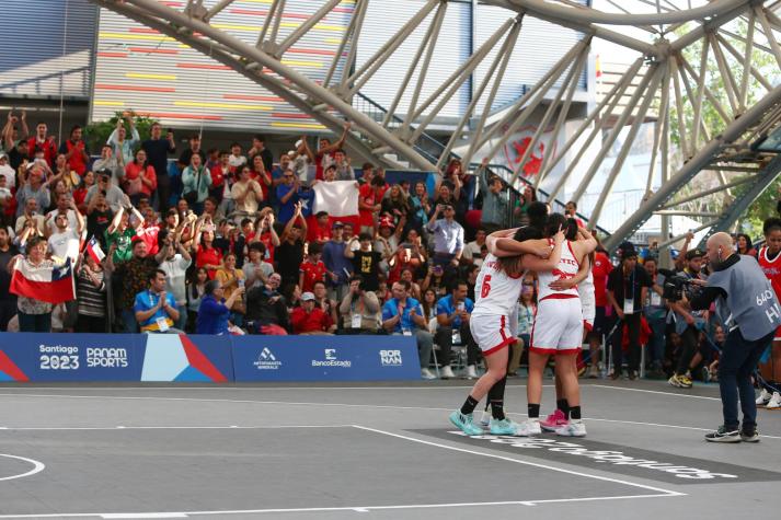 ¡Otra medalla para el Team Chile! Selección femenina de Básquetbol 3x3 se quedó con el bronce en Santiago 2023
