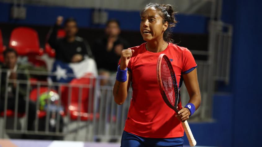 Debut triunfal: Daniela Seguel clasificó a los octavos de final en el tenis de Santiago 2023