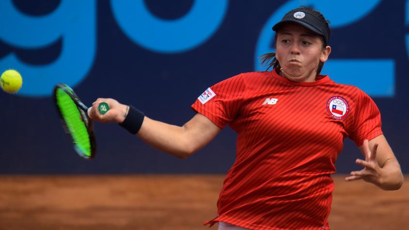 Santiago 2023: Fernanda Labraña fue eliminada en los octavos de final del tenis