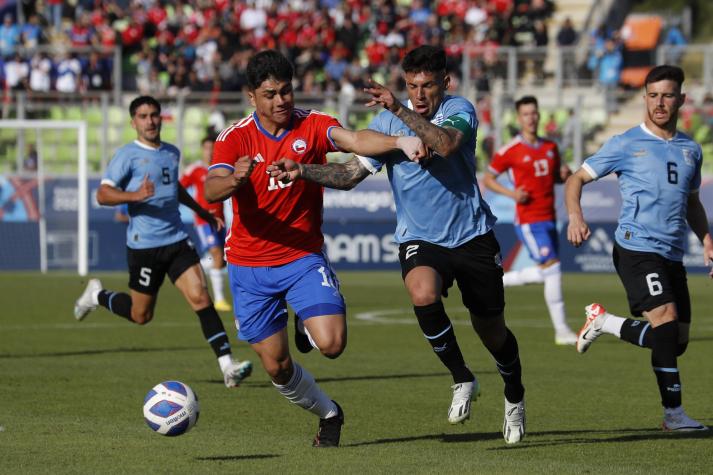¡Se calentó todo! El tenso encontrón entre la Roja sub 23 y Uruguay en Santiago 2023