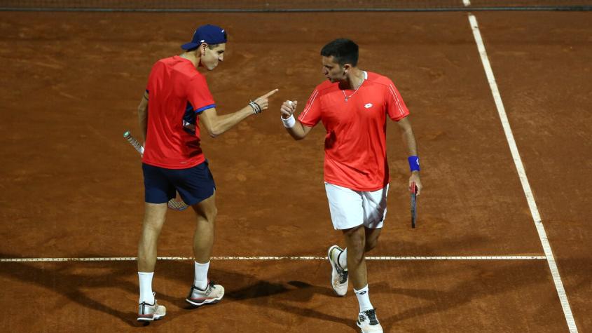 Alejandro Tabilo y Tomás Barrios sueñan en Santiago 2023 - Crédito: Photosport.