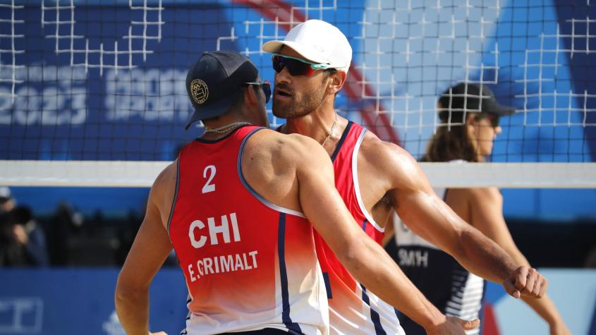 ¡Gigantes! Primos Grimalt derrotan a Estados Unidos y alcanzan el bronce en el voleibol playa de Santiago 2023