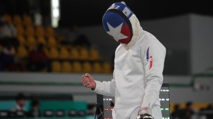 Santiago 2023: Pablo Núñez consiguió una medalla de plata tras perder la final de Esgrima