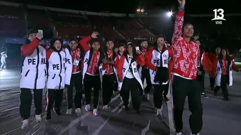 Santiago 2023: así desfiló Perú en la ceremonia inaugural de los Juegos Panamericanos