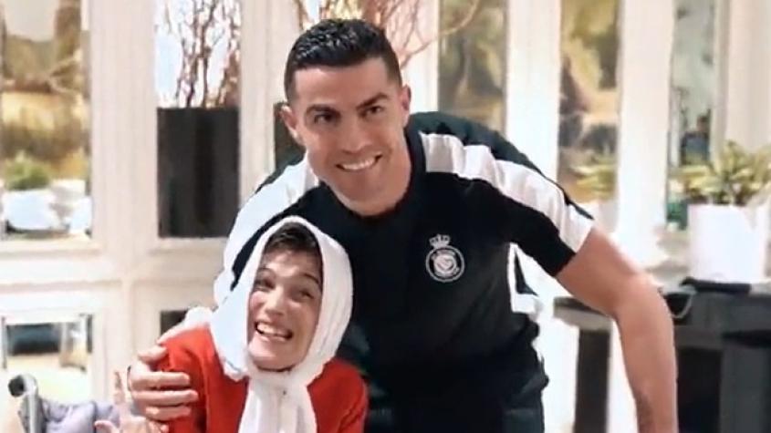 Cristiano Ronaldo y Fatima Hamami - Crédito: X