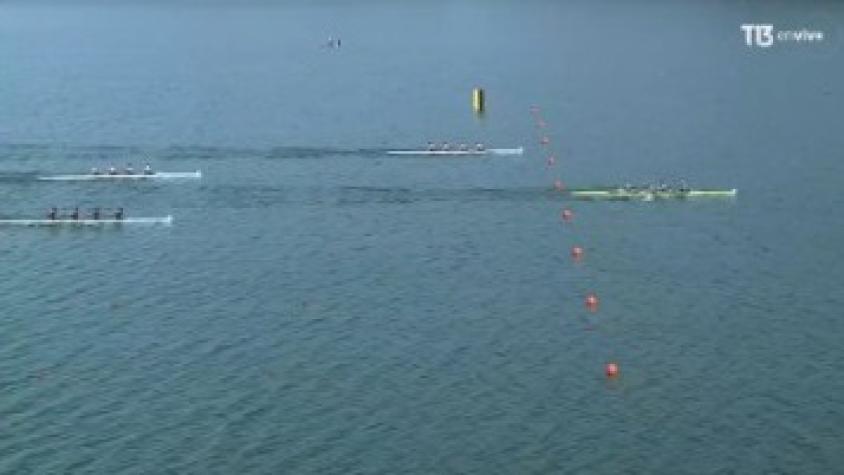 VIDEO| La apasionante llegada en el remo masculino que le dio medalla de plata al Team Chile en Santiago 2023