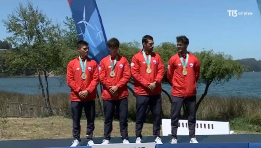 ¡El remo es de oro! El Team Chile recibió su segunda medalla dorada del día en Santiago 2023