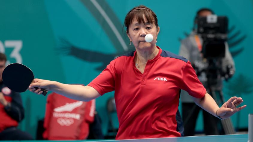 Épica remontada: Zhiying Zeng avanzó a los octavos de final del tenis de mesa en Santiago 2023