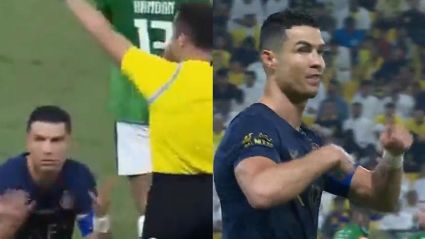 Cristiano Ronaldo furioso con Piero Maza - Créditos: Capturas