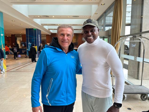 Carl Lewis ya se encuentra en Chile - Créditos: Panam Sports