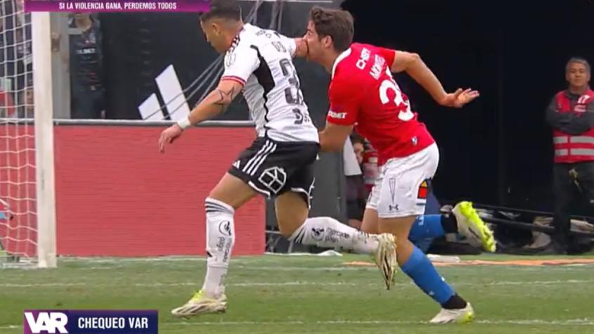¿Era penal para la UC? Así fue el golpe de Opazo a Montes que encendió la polémica en el Estadio Monumental