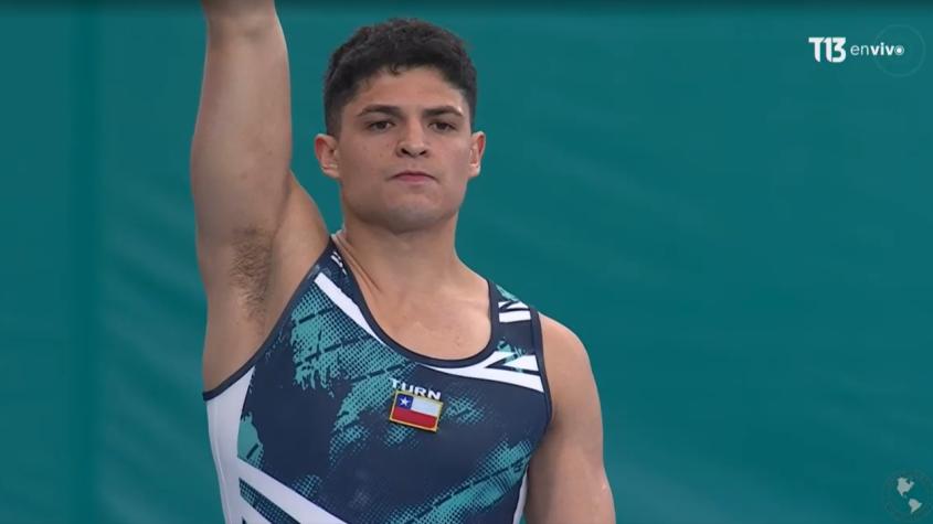 VIDEO| Así fue la aplaudida presentación de Josué Armijo en la final de salto de Santiago 2023