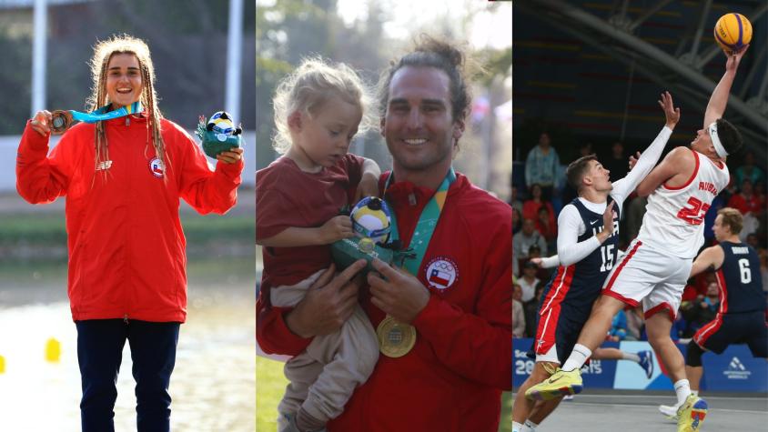 Un nuevo oro y varias medallas que ilusionan al país: la jornada del Team Chile en Santiago 2023