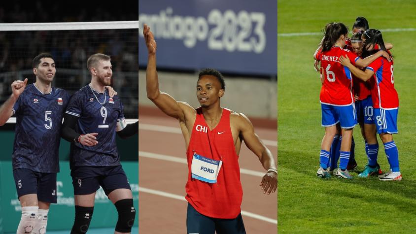 Un oro y varios triunfos que ilusionan al país: así fue la jornada del Team Chile en Santiago 2023