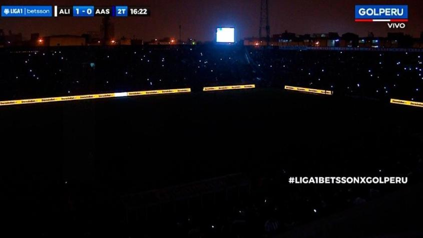 Alianza Lima apagó las luces en la final - Créditos: Captura