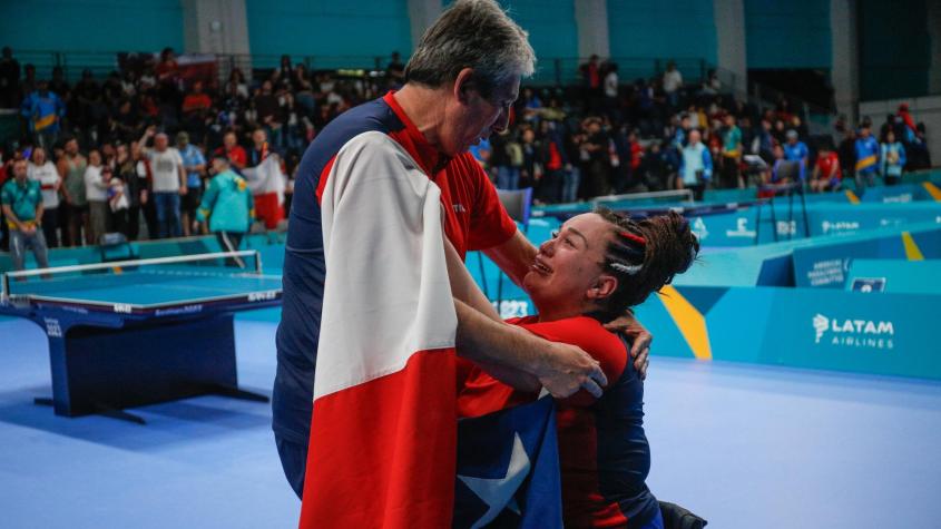 La emoción de Tamara Leonelli tras conseguir con la medalla de oro: “Mi familia nunca me había visto competir”
