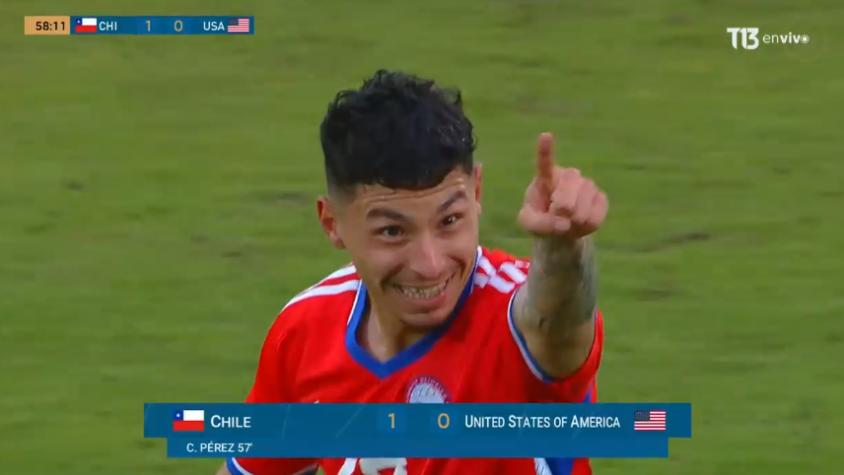 VIDEO | El espectacular golazo de tiro libre de César Pérez ante Estados Unidos por las semifinales de Santiago 2023