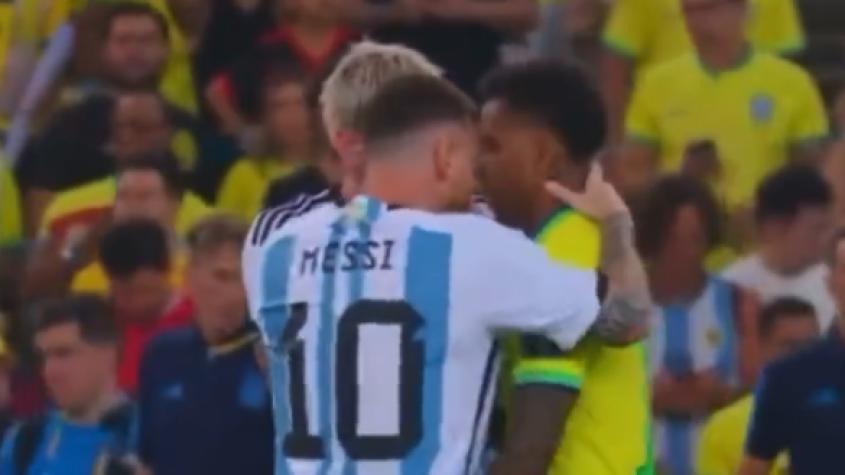 Messi vs Rodrygo / Captura 