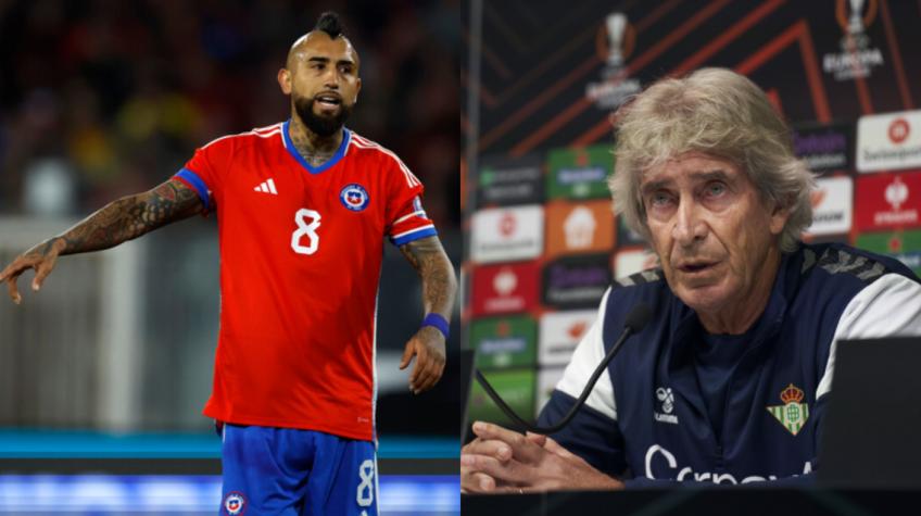 Arturo Vidal descartó a Manuel Pellegrini para el banco de la Roja - Crédito: Photosport/RealBetisBalompie