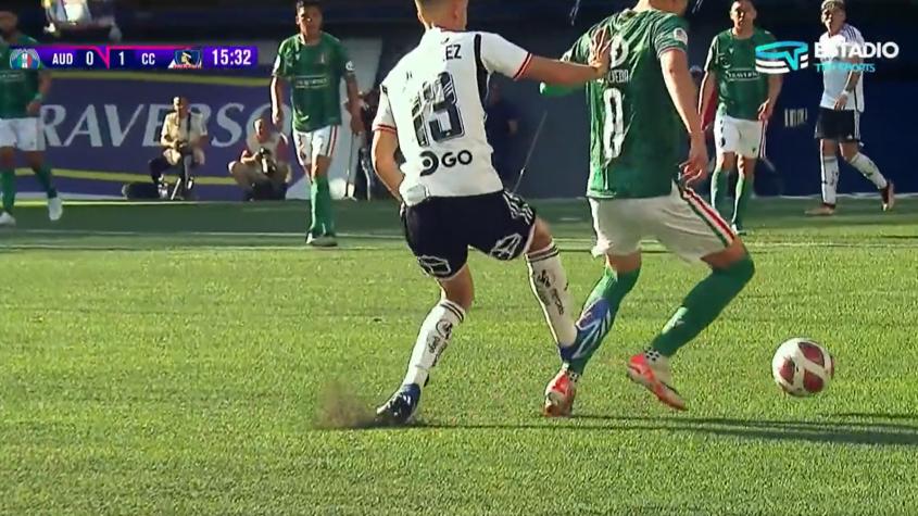 ¡Se queda con 10! Así fue la brutal patada que provocó la expulsión de Bruno Gutiérrez en Colo Colo