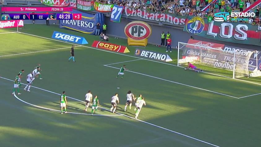 ¡El héroe de Colo Colo! Brayan Cortés evitó el empate de Audax Italiano tras atajar un penal